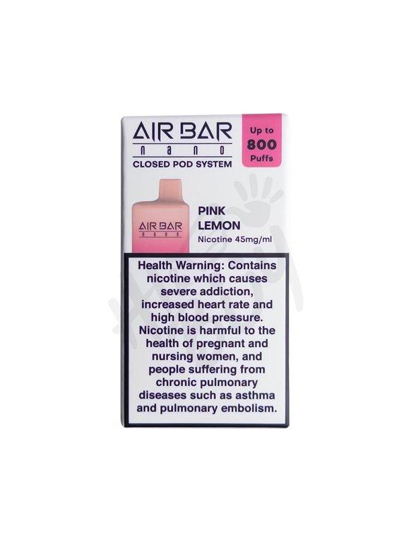 Air Bar Pink Lemon 45 mg 800 Puffs