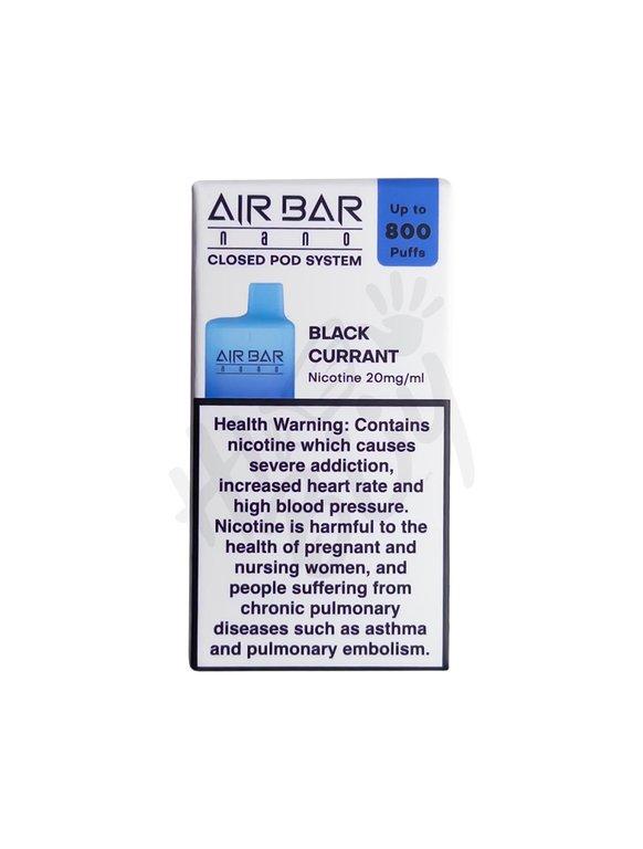 Air Bar Black Currant 20 mg 800 Puffs