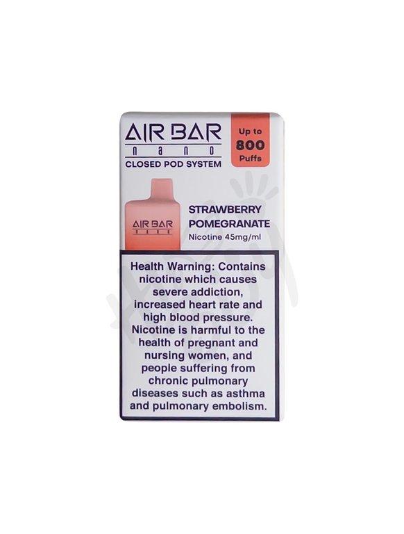Air Bar Strawberry Pomegranate 45 mg 500 Puffs