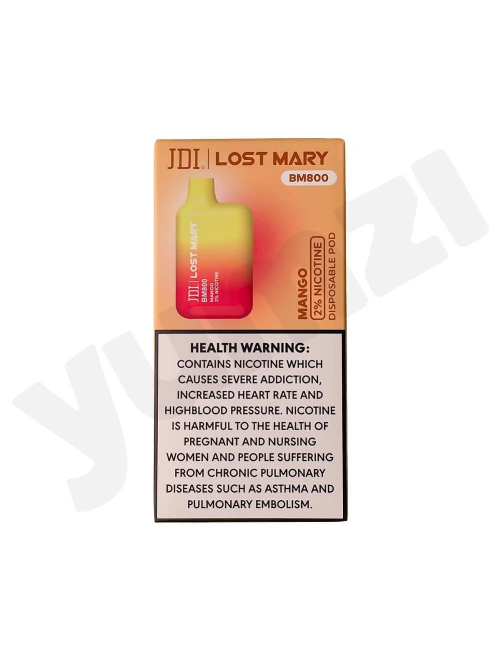 JDI Lost Mary BM800 Mango 2 %