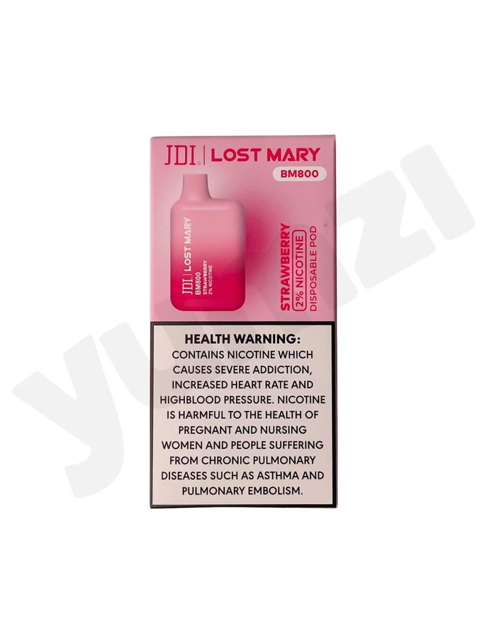 JDI Lost Mary BM800 Strawberry 2 %