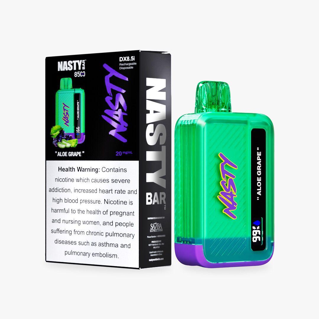 Nasty Bar 8500 Aloe Grape 20 mg